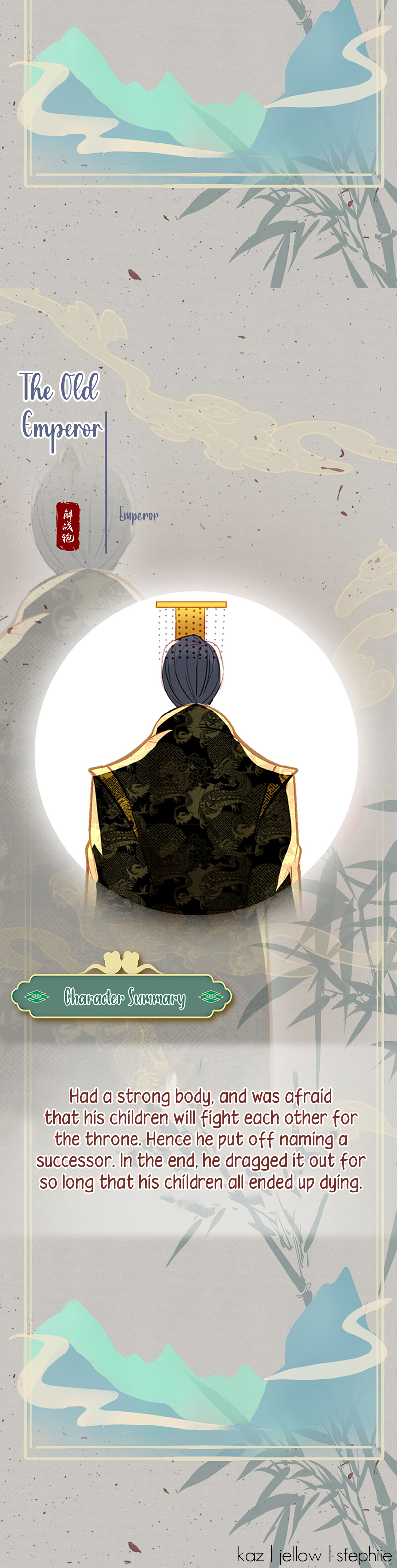 The Emperor's Choice Character Description 第6页