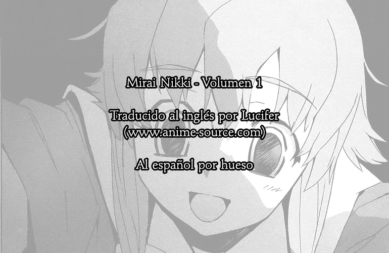 Future Diary Vol. 1 Ch. 0 第1页