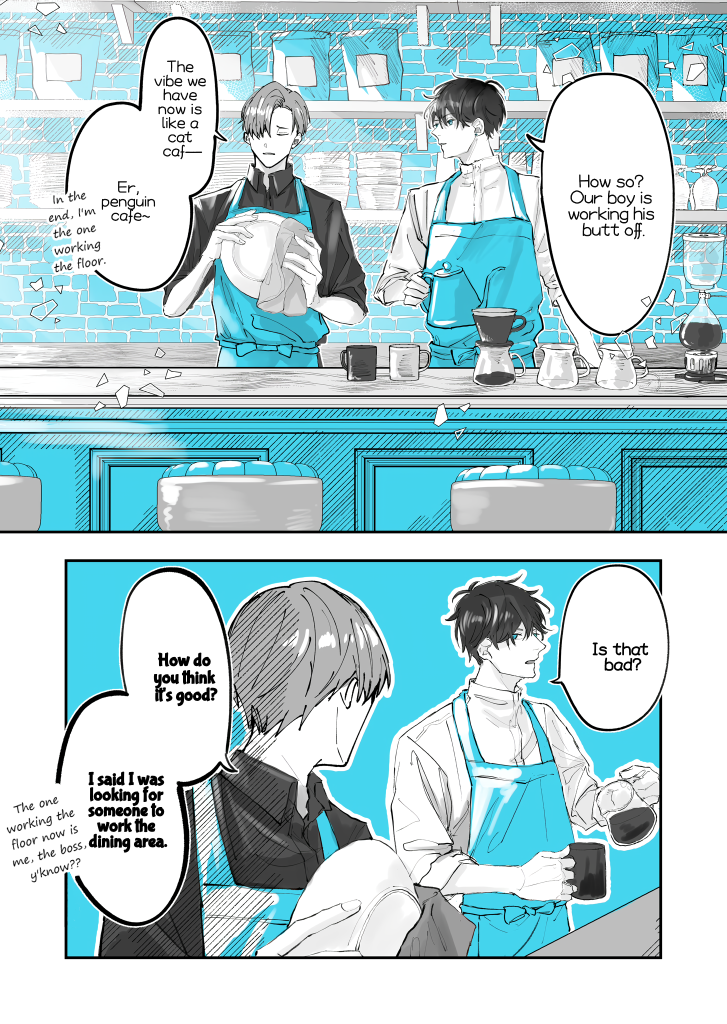 Penguin Kissa wa Kyo mo Seiten 第8页