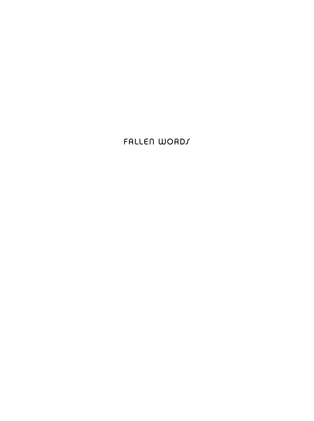 Gekiga Yose: Fallen Words 第5页