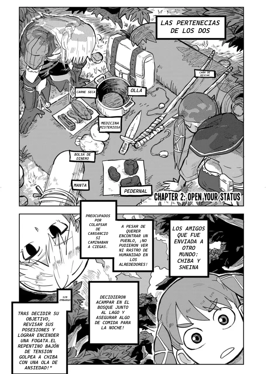 Isekai Arigatou (Webtoon) Abrir estado 第1页