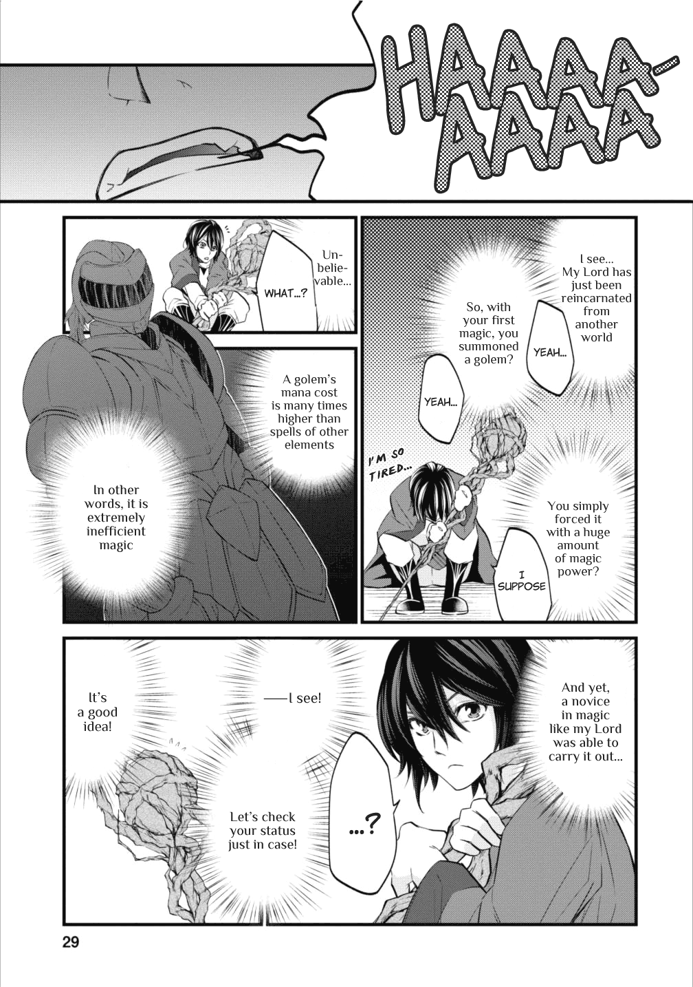 Arafoo Shachiku no Golem Master And the Company Slave is Reincarnated 第28页