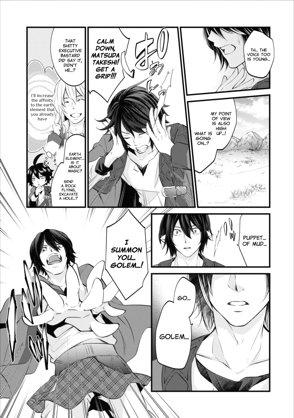 Arafoo Shachiku no Golem Master And the Company Slave is Reincarnated 第10页