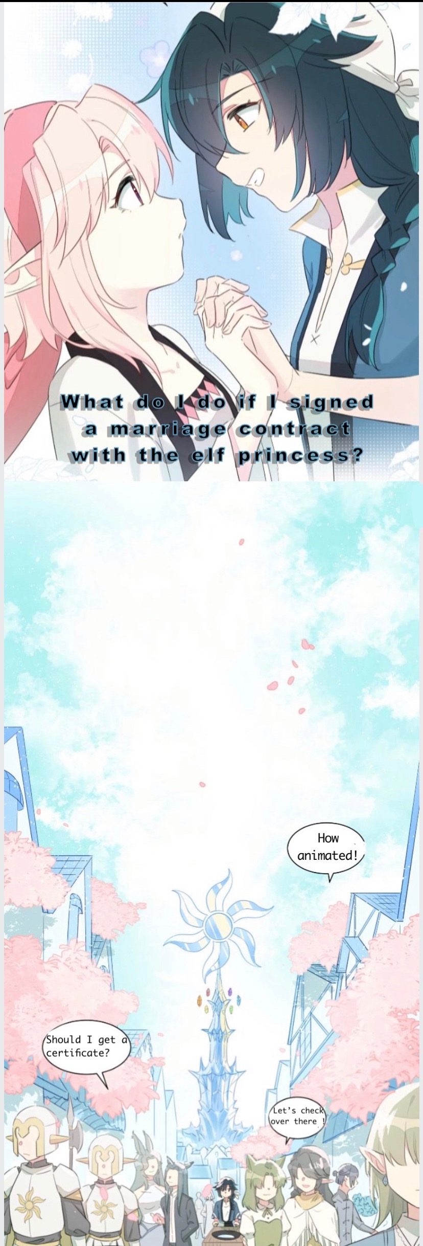 What Should I Do If I've Signed a Marriage Contract with the Elven Princess Ch. 1 第1页