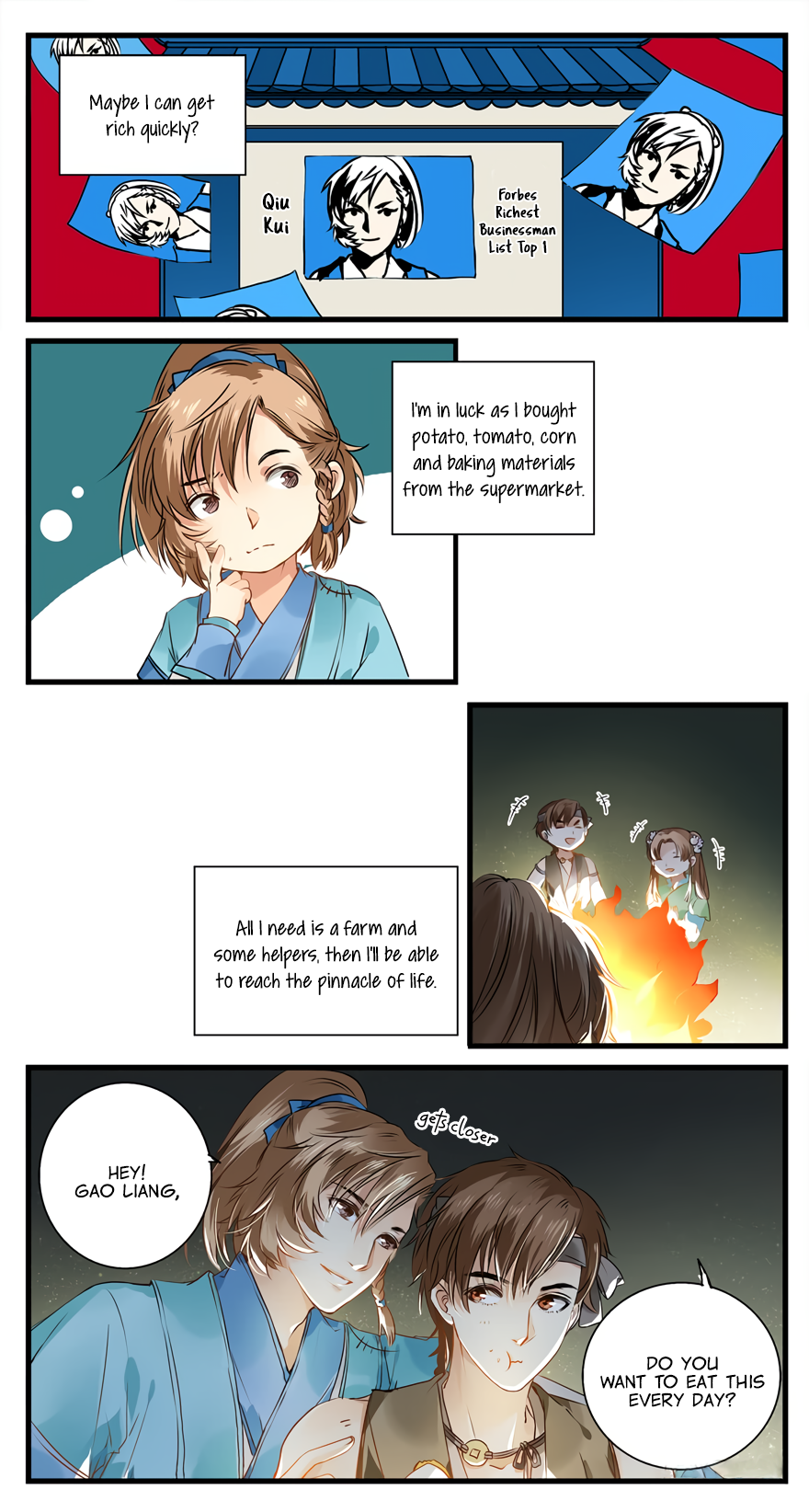 His Royal Highness is Hungry Why don't I get rich by selling hamburgers? 第8页
