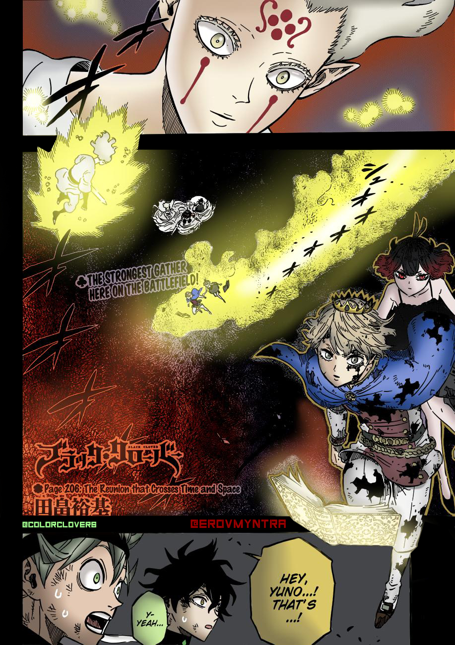 Black Clover (Fan Colored) Page 206: The Reunion that Crosses Time and Space 第4页