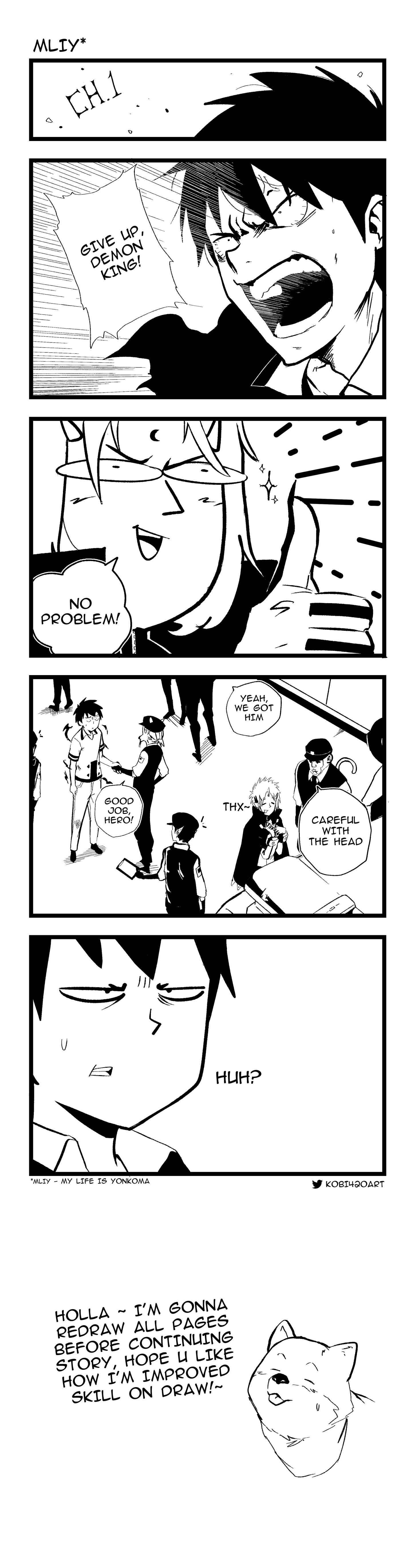My life is Yonkoma. 第1页