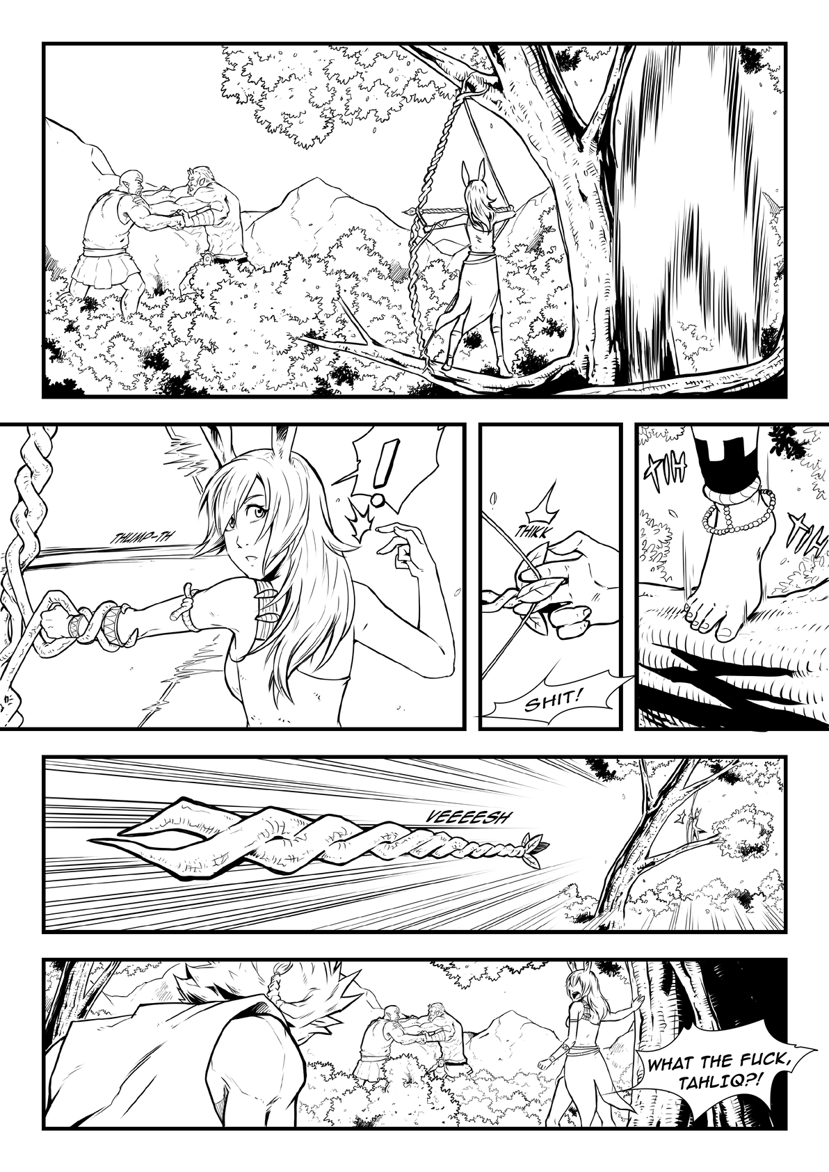 Divine Beasts Chronicles: The Last Hunt Ch. 3 - Another Day's Work (Part II) 第5页
