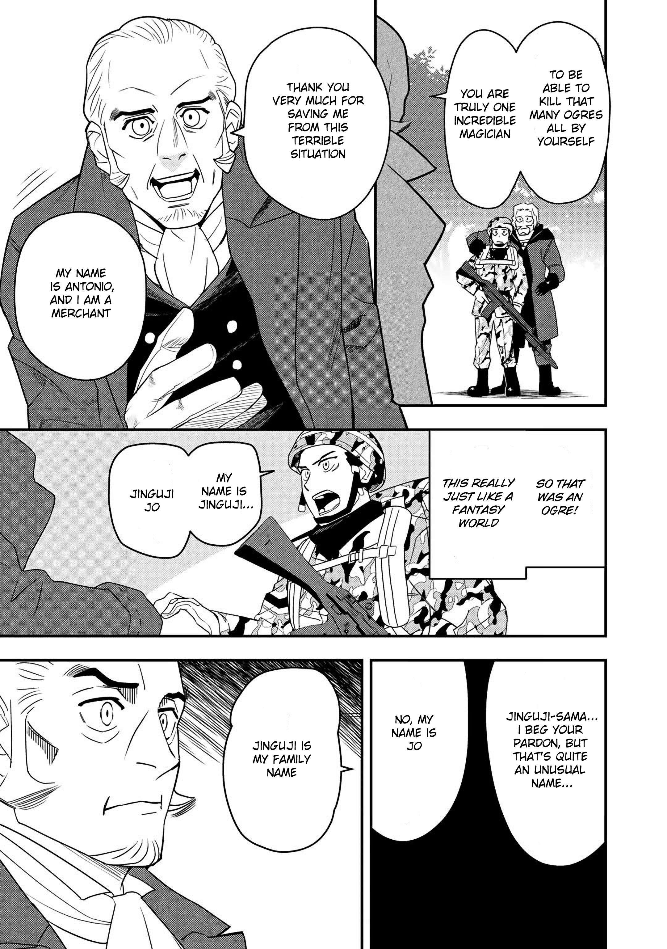 Bocchi Jieikan no Isekai Funsenki First contact 第10页