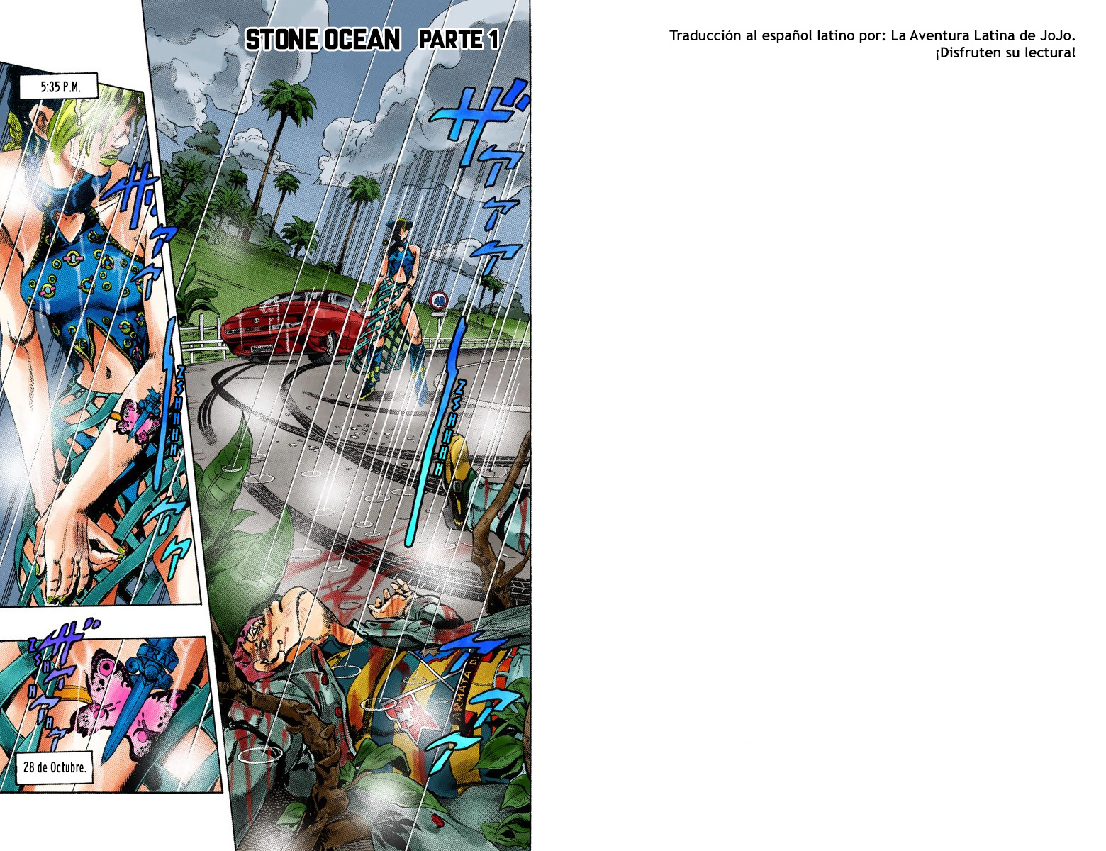 JoJo's Bizarre Adventure, Part 6: Stone Ocean (Official Colored) Stone Ocean - Parte 1 (Scans a color) 第2页