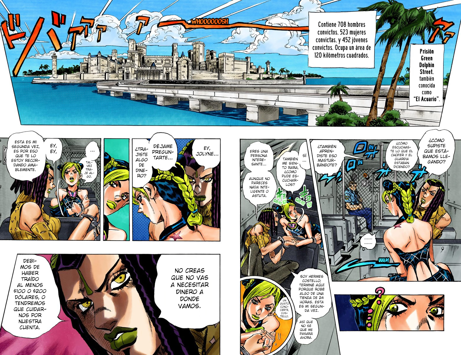 JoJo's Bizarre Adventure, Part 6: Stone Ocean (Official Colored) Stone Ocean - Parte 1 (Scans a color) 第15页