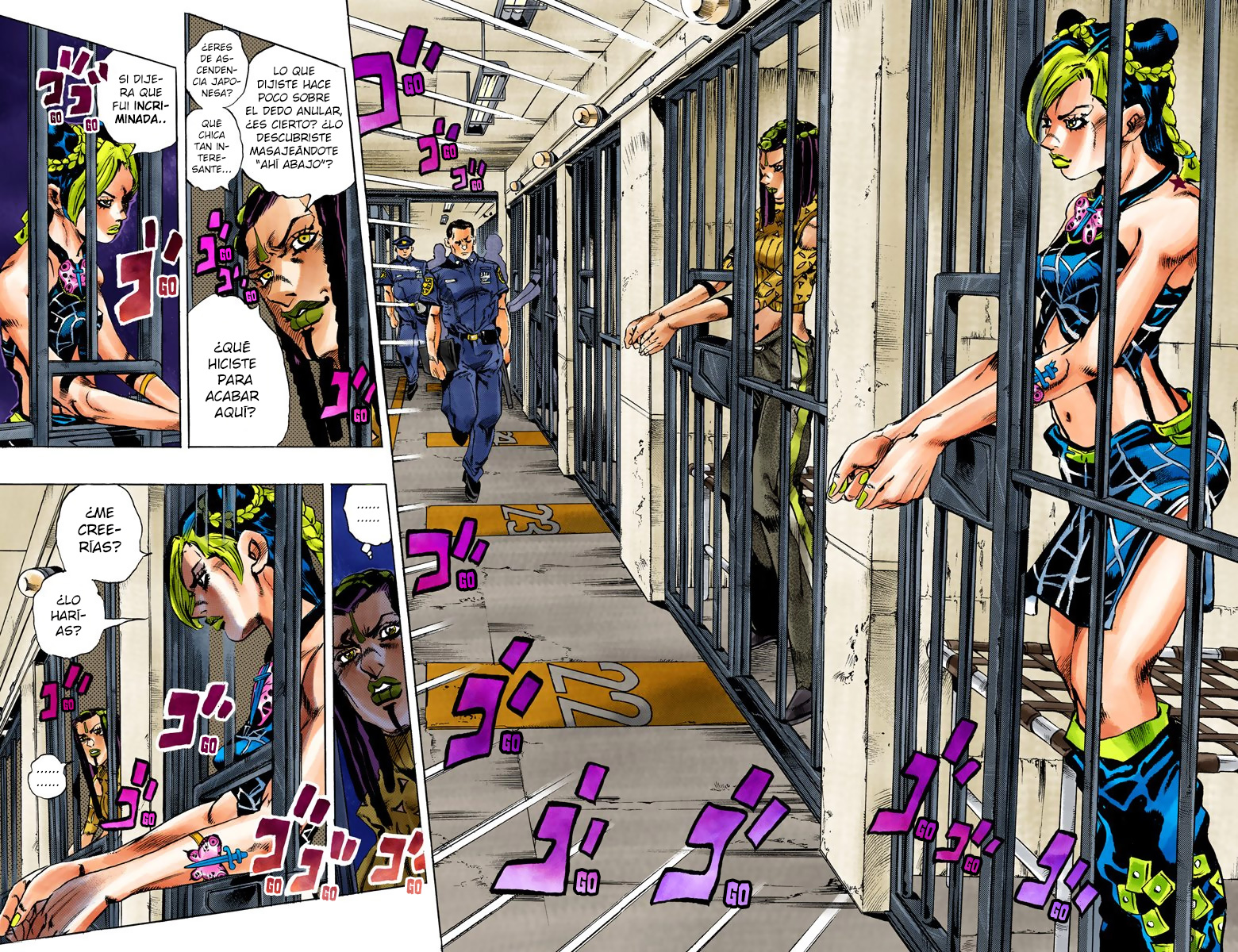 JoJo's Bizarre Adventure, Part 6: Stone Ocean (Official Colored) Stone Ocean - Parte 1 (Scans a color) 第8页