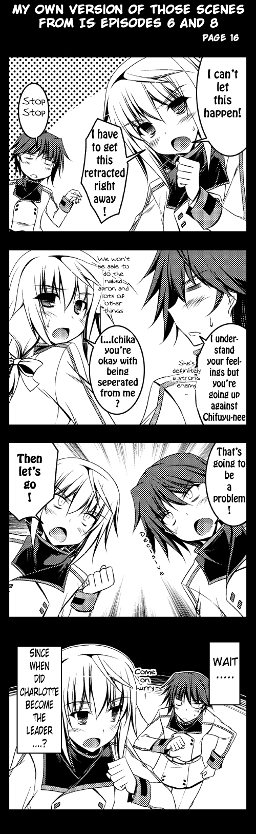 Infinite Stratos - If Only... (Doujinshi) My own version of that scene in IS episode 6 & 8 第16页