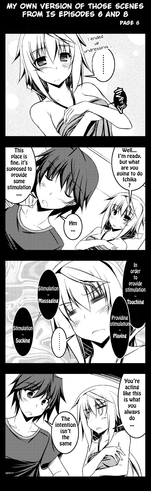 Infinite Stratos - If Only... (Doujinshi) My own version of that scene in IS episode 6 & 8 第6页