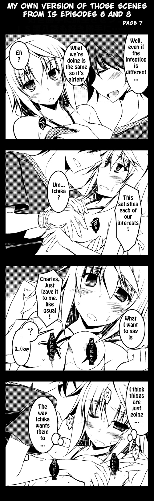 Infinite Stratos - If Only... (Doujinshi) My own version of that scene in IS episode 6 & 8 第7页