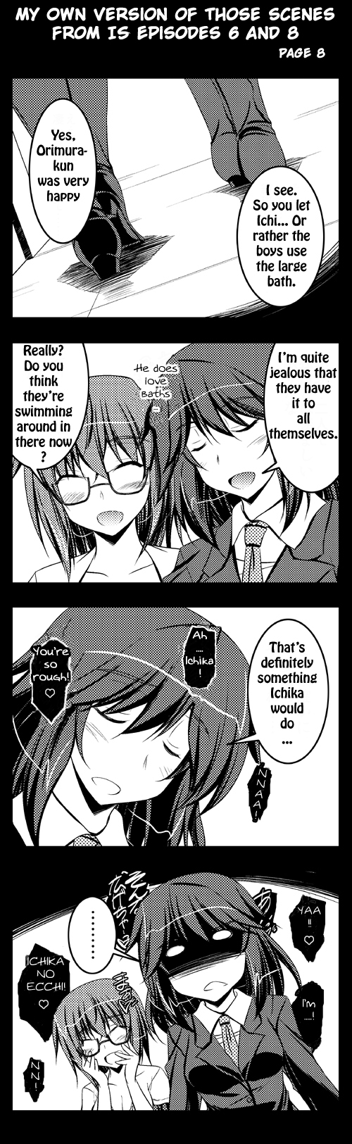 Infinite Stratos - If Only... (Doujinshi) My own version of that scene in IS episode 6 & 8 第8页