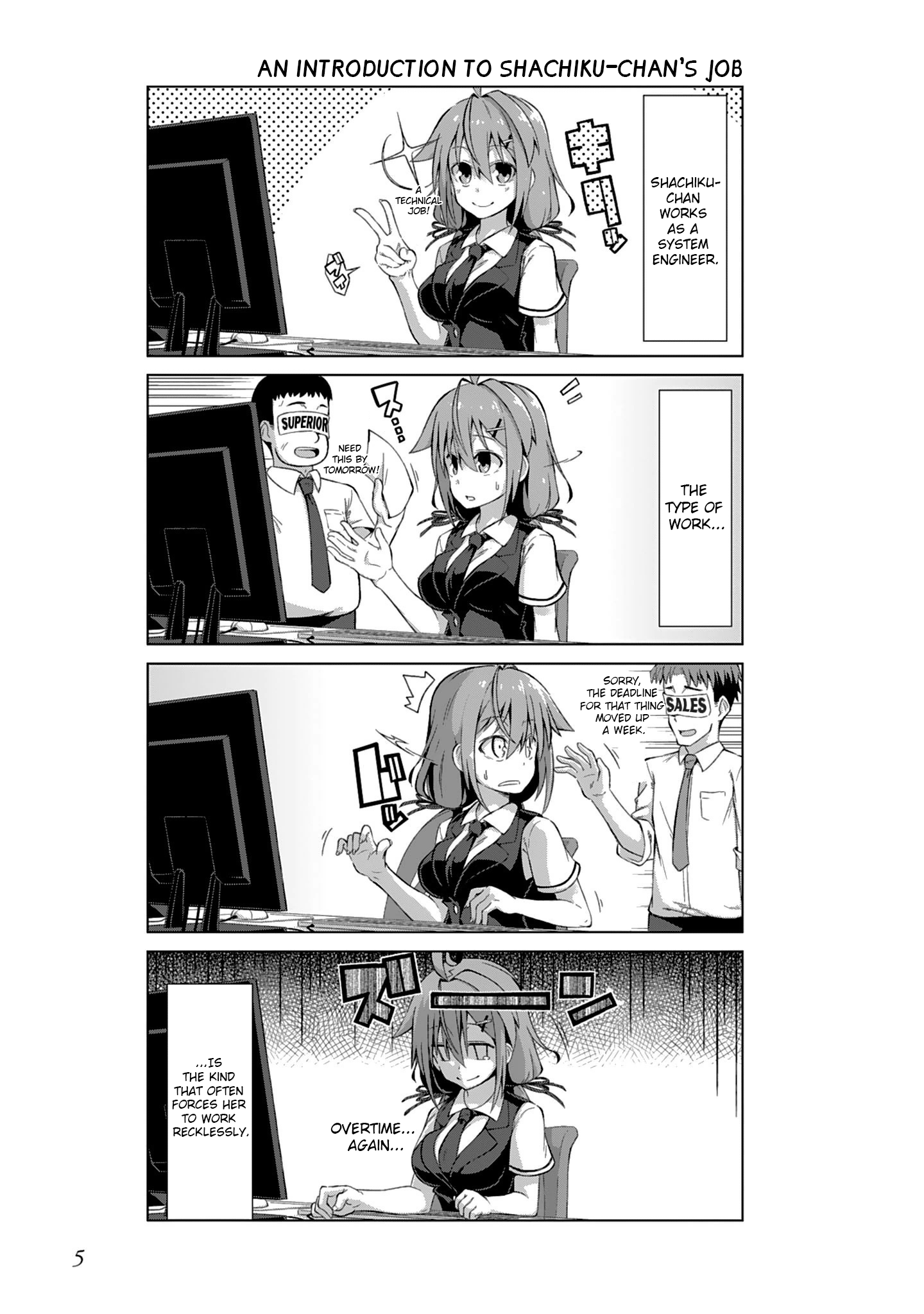 Ikinokore! Shachiku-chan 第7页