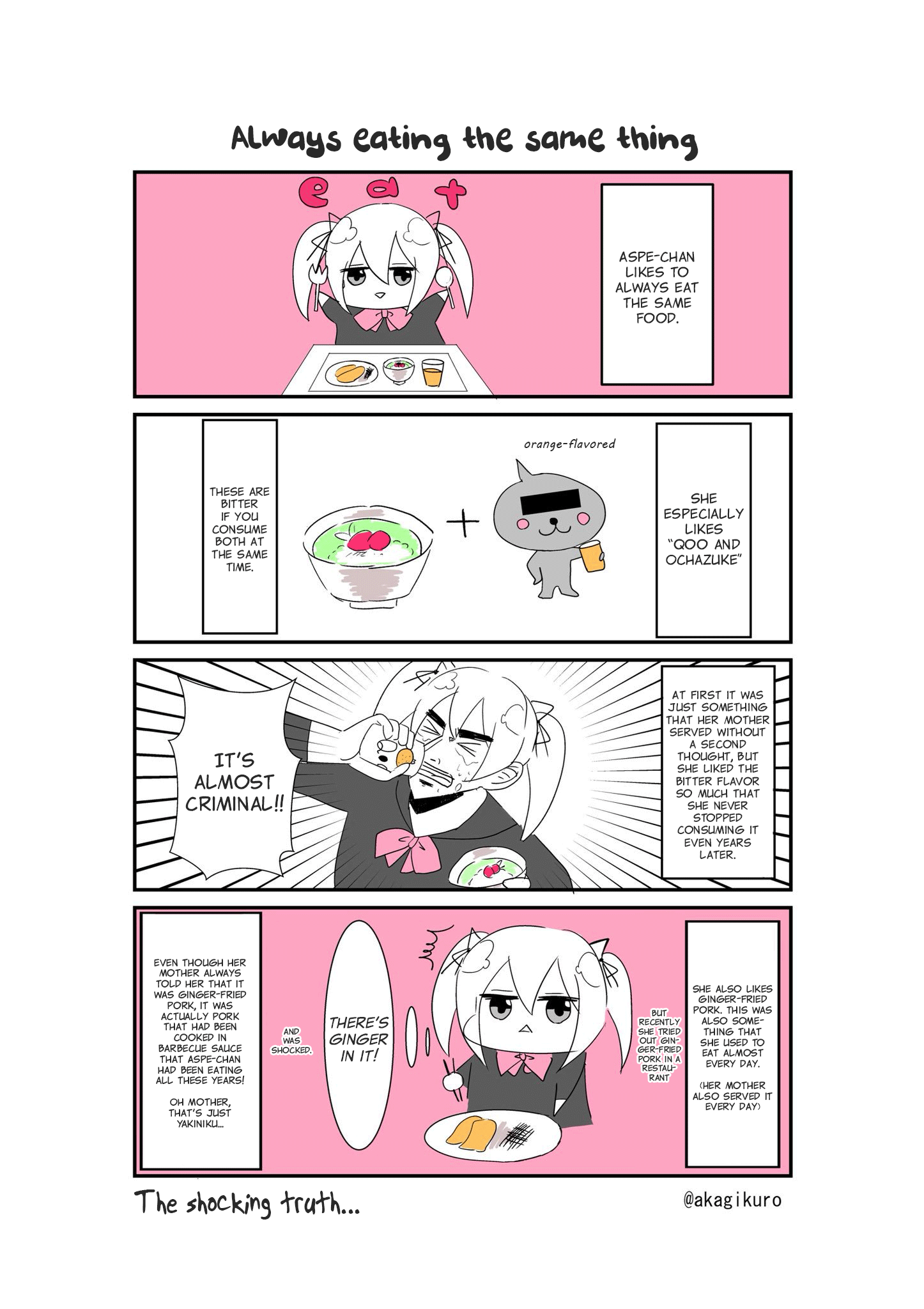 Aspe-chan Always Eating the Same Thing 第1页