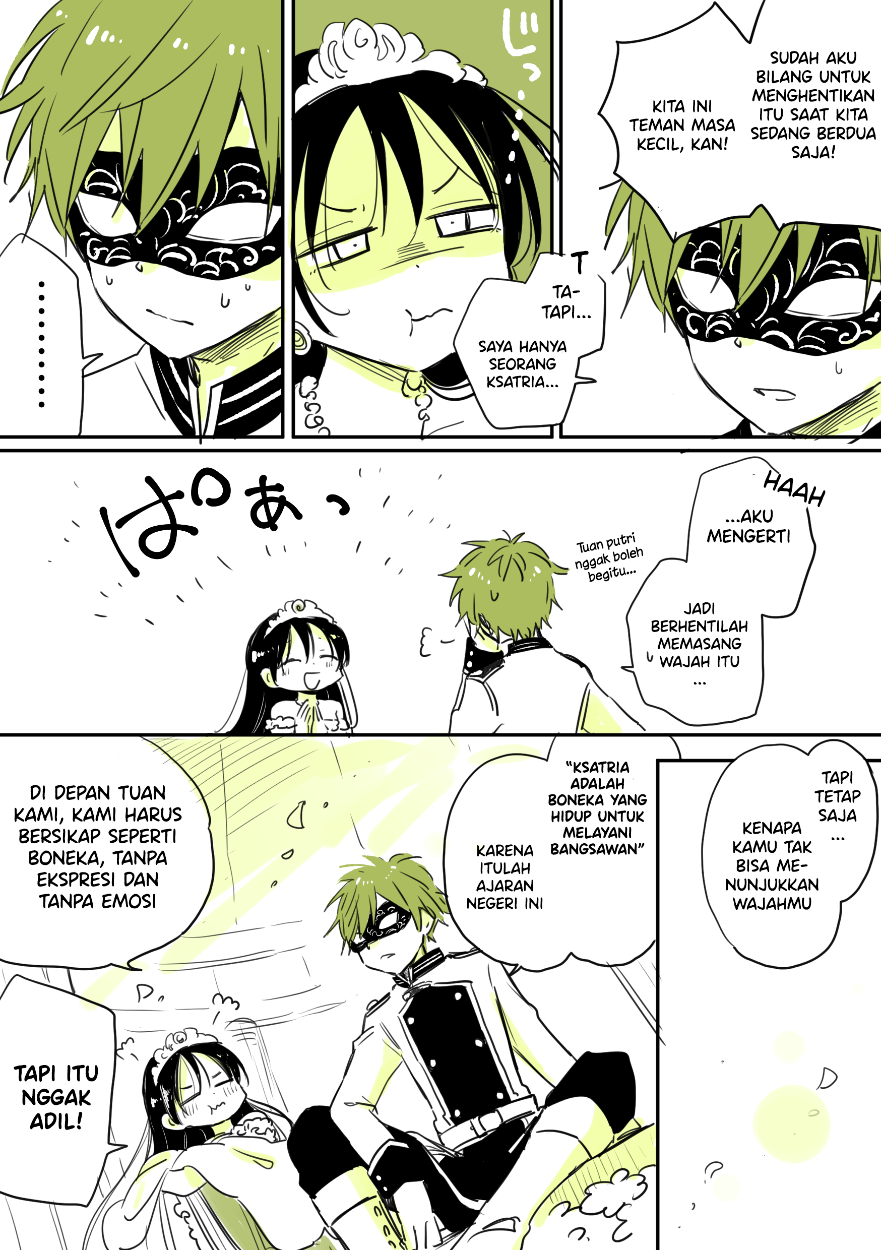 The Princess and the Masked Knight Babak Pertama 第3页