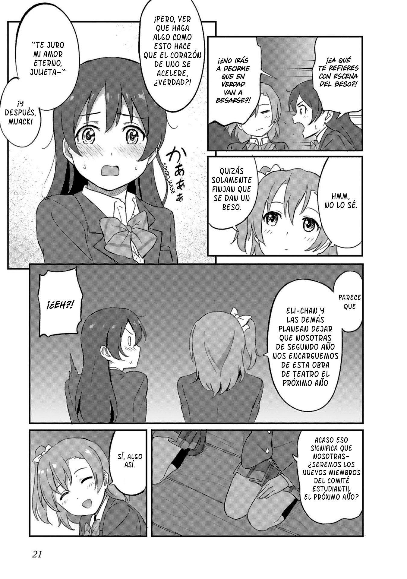 Love Live! School Idol Diary - Second Season Celebremos en la noche previa al festival cultural 第23页