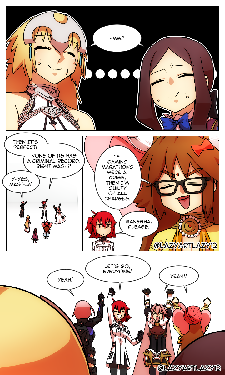 Fate/ Grand Order: After Avalon I'm so dumb, Me! 第4页