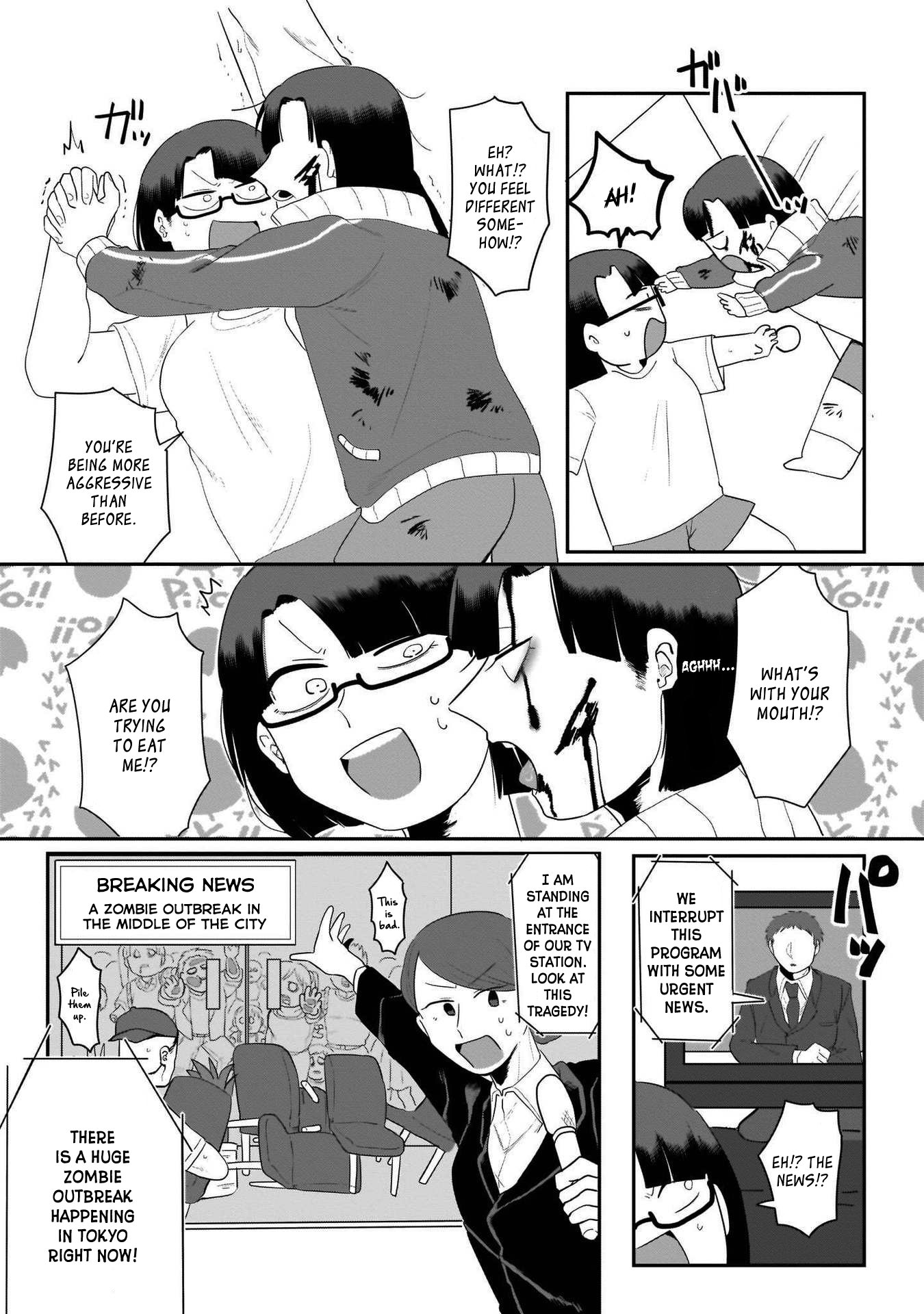 Cinnamon: Jingai x Ningen Yuri Anthology My Sister Became a Zombie (Asagao) 第5页