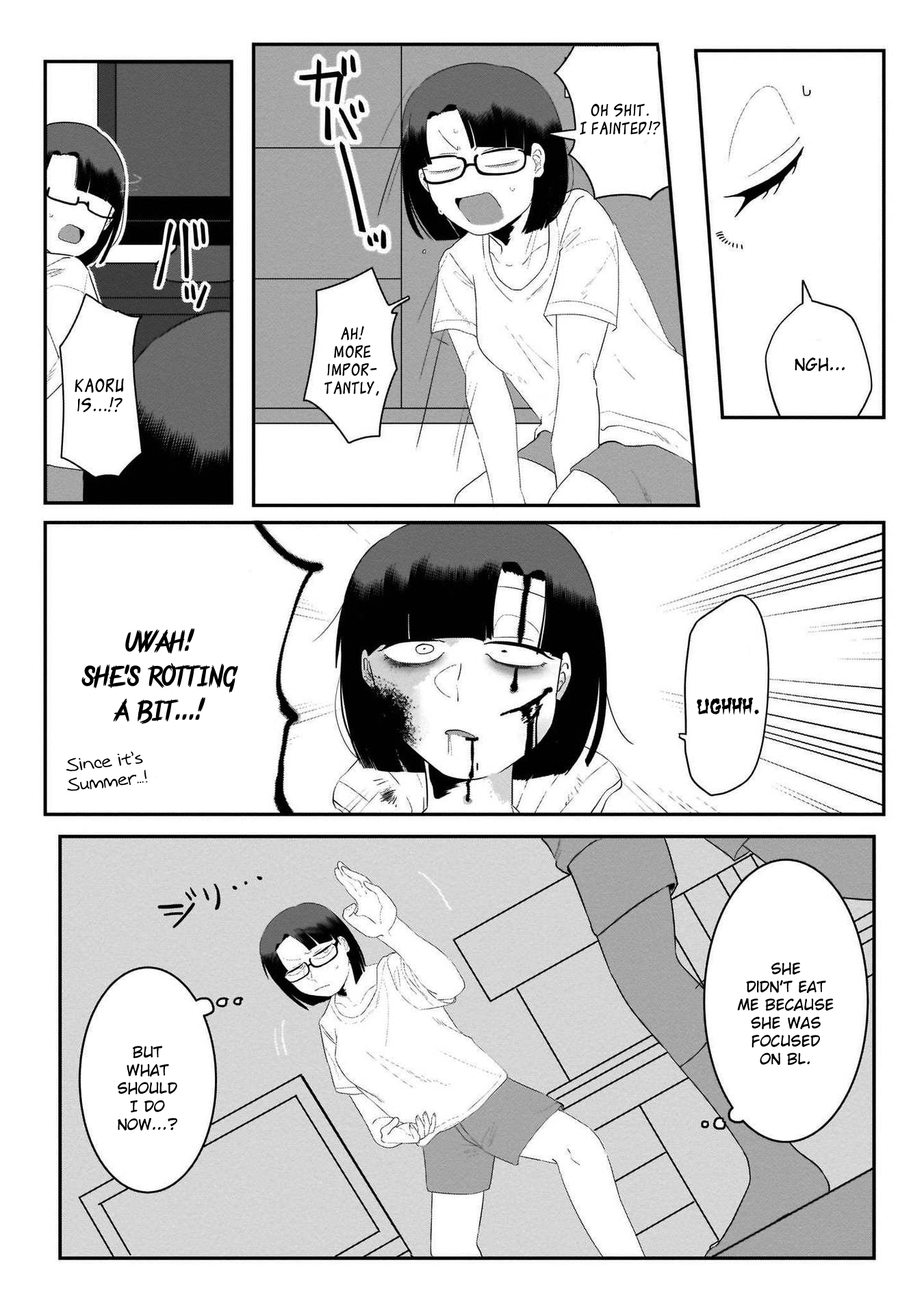 Cinnamon: Jingai x Ningen Yuri Anthology My Sister Became a Zombie (Asagao) 第8页
