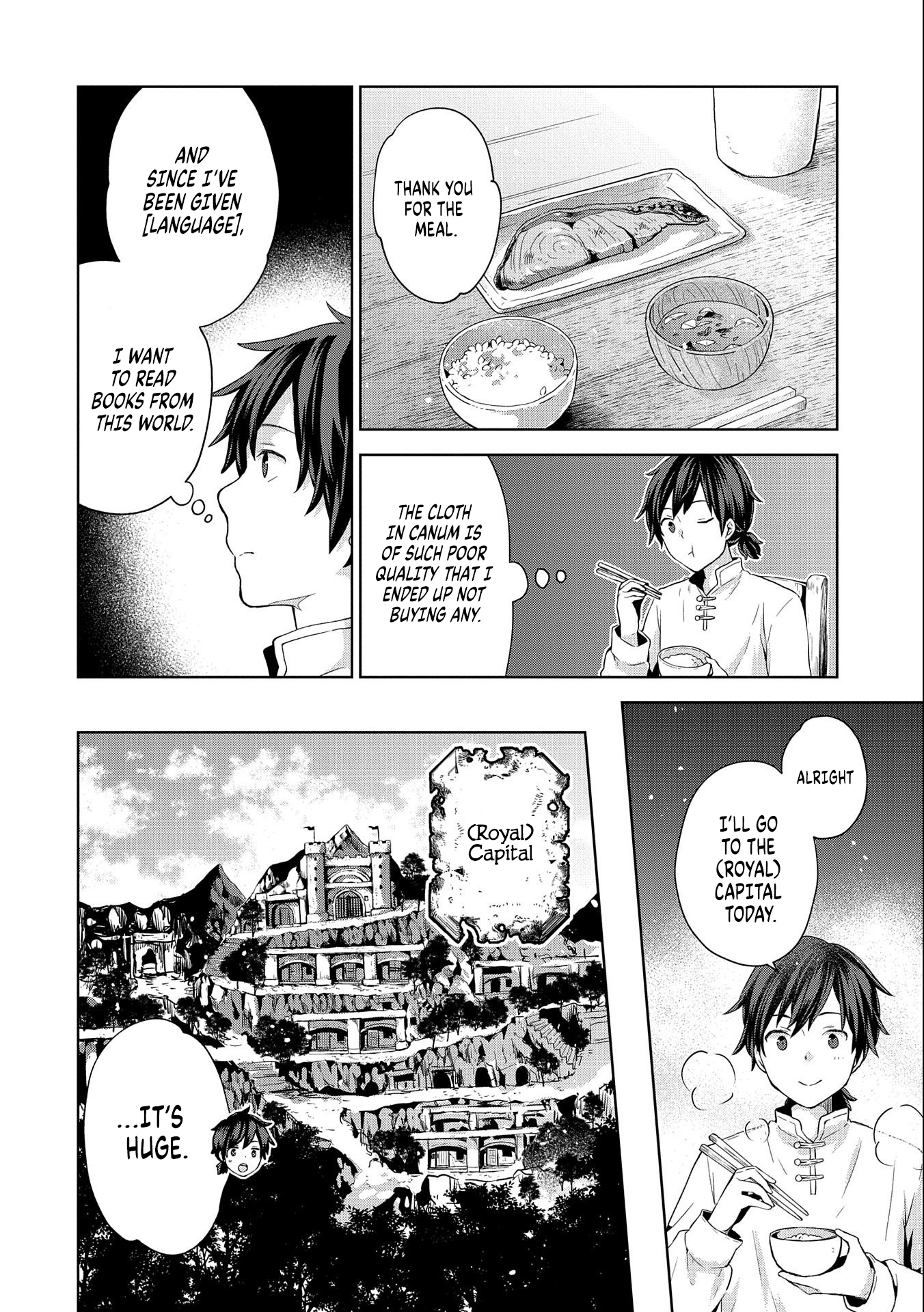 Isekai ni Ten'i Shitara Yama no Naka datta. Handou de Tsuyosa yori mo Kaitekisa wo Erabimashita Vol. 1 Ch. 4 第24页