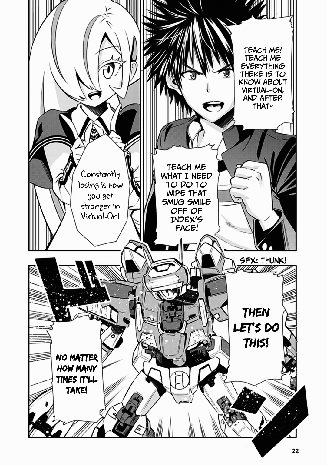Toaru Majutsu no Virtual-On Vol. 1 Ch. 1 第23页
