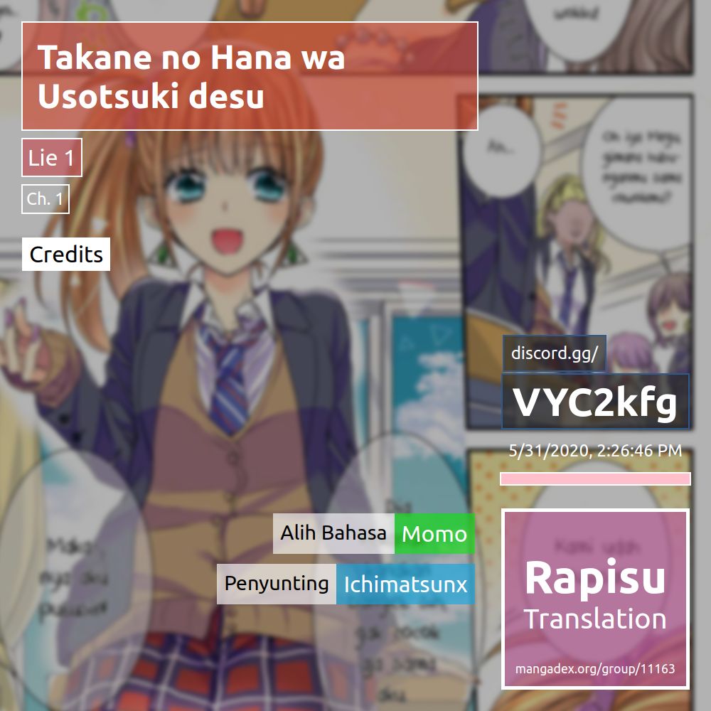 Takane no Hana wa Usotsuki desu 第1页