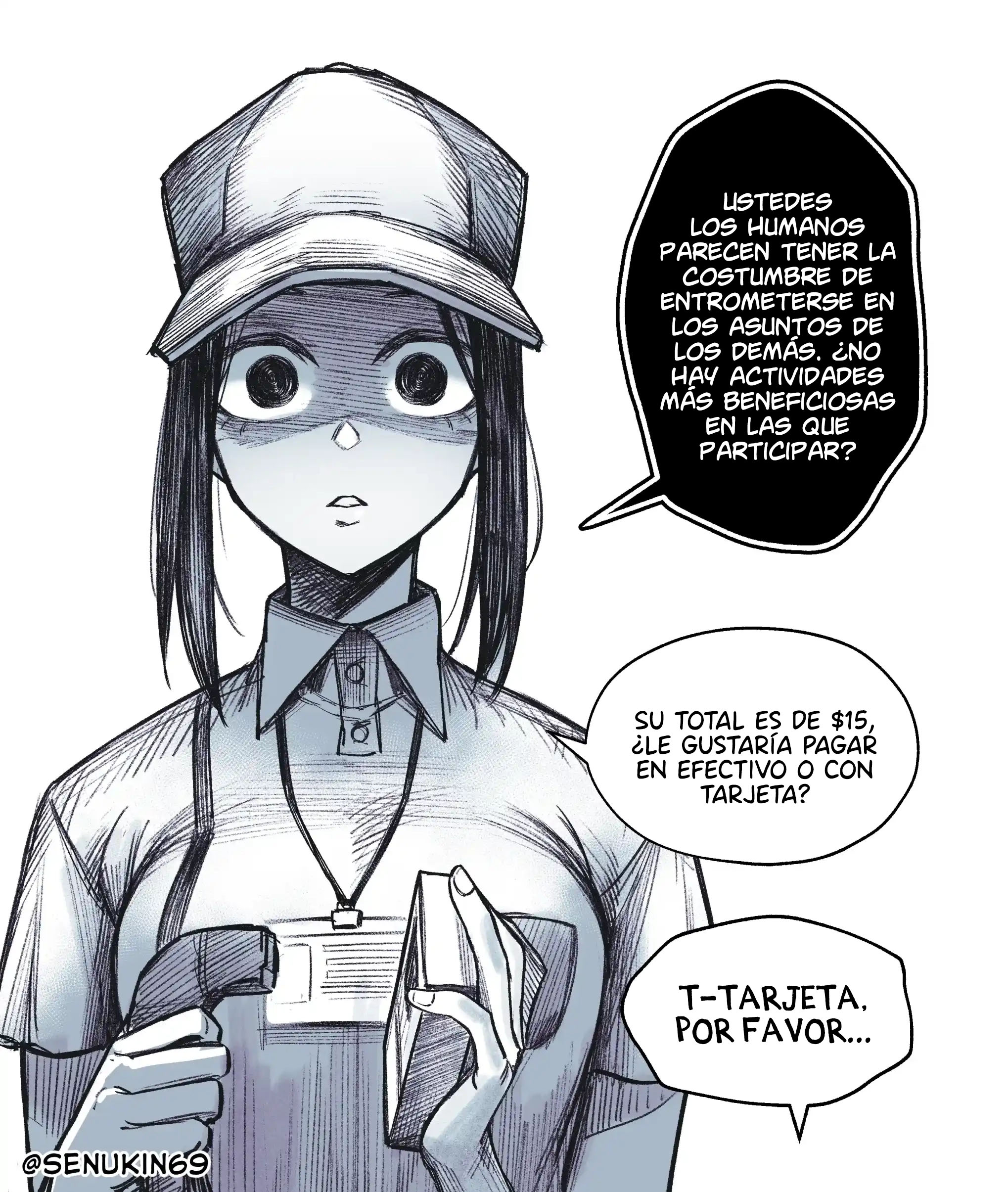 My Co-worker Is an Eldritch X! ¿Una Eldritch Detrás del Mostrador? 第5页